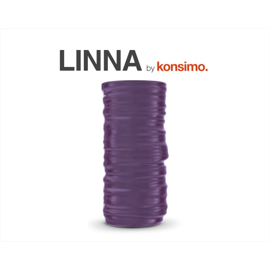 Konsimo LINNA Wazon, fioletowy