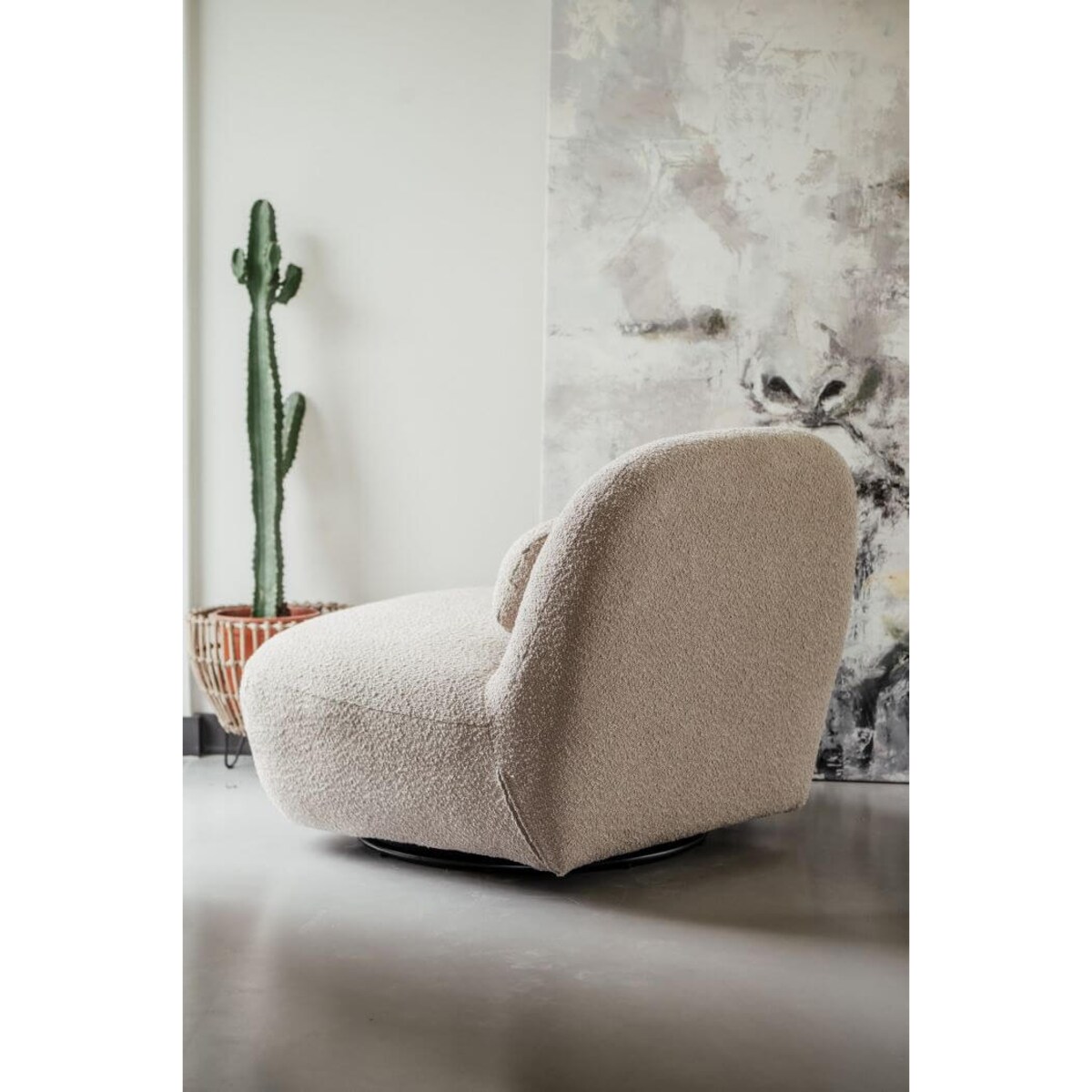 FOTEL OBROTOWY ZEN BEŻOWY