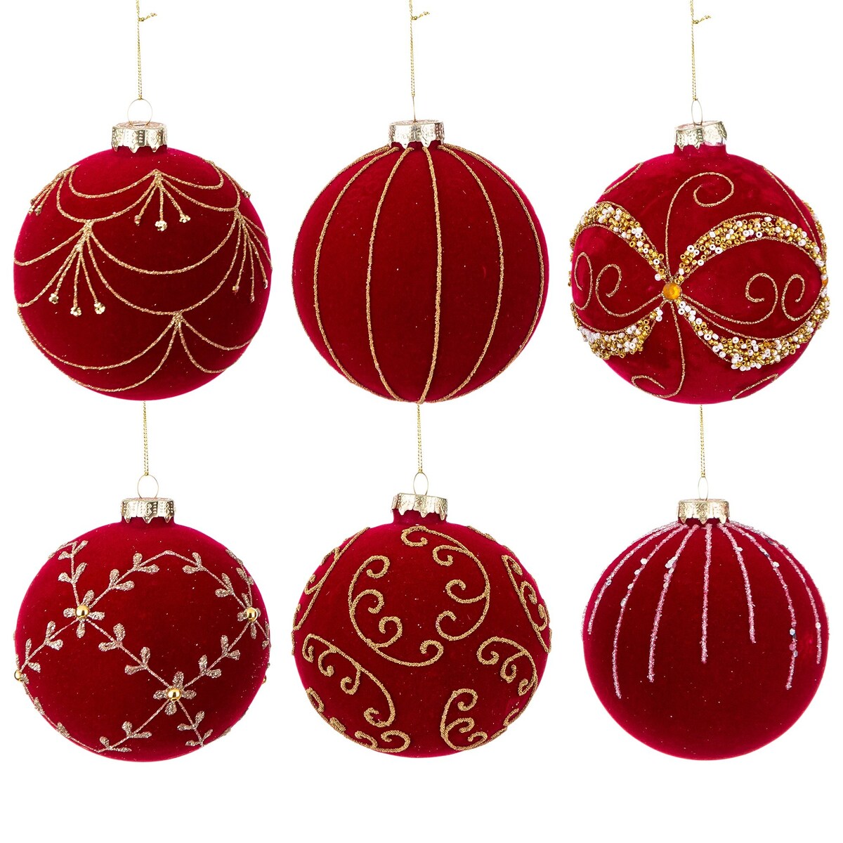 Bombki szklane komplet 12 szt. Ø 10 cm OLEKS