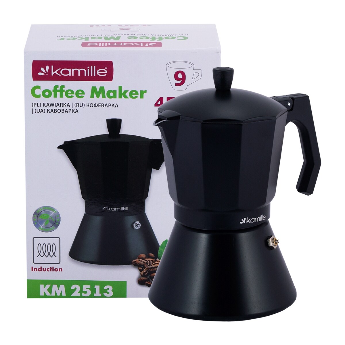 Kawiarka kafeterka włoska zaparzacz do kawy marmurek 450ml KAMILLE