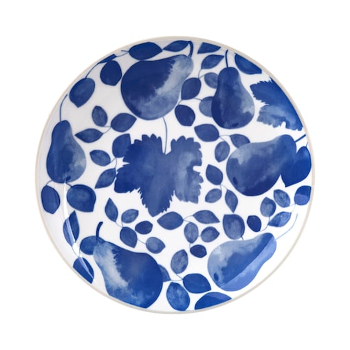 Talerz Giverny, 26,5 cm, niebieski