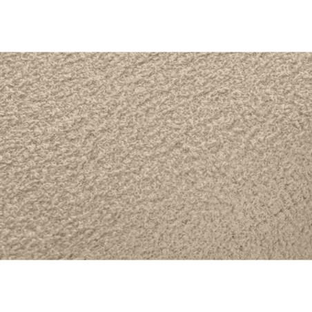 KONSIMO TAGIO Fotel pluszowy skandynawski w kolorze beżowym