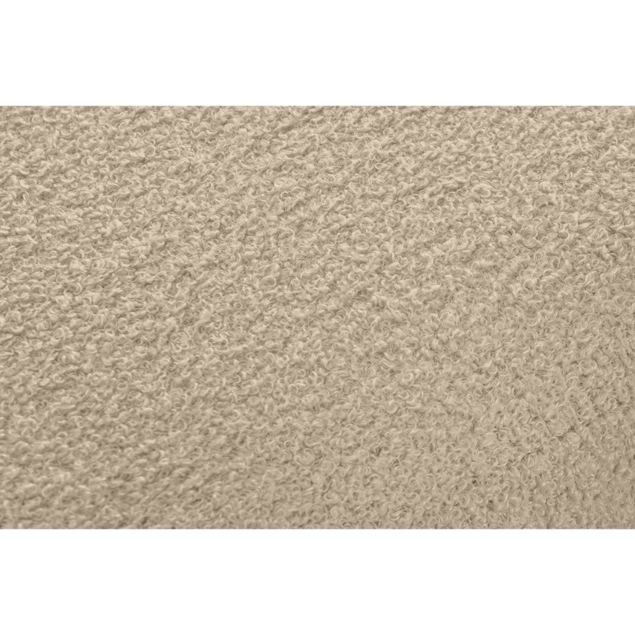 KONSIMO TAGIO Fotel pluszowy skandynawski w kolorze beżowym