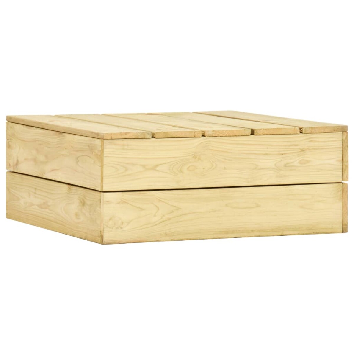 vidaXL Stolik ogrodowy, 75x75x31 cm, impregnowane drewno sosnowe