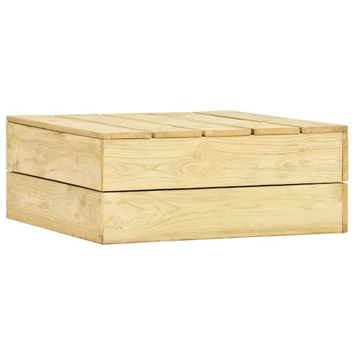vidaXL Stolik ogrodowy, 75x75x31 cm, impregnowane drewno sosnowe