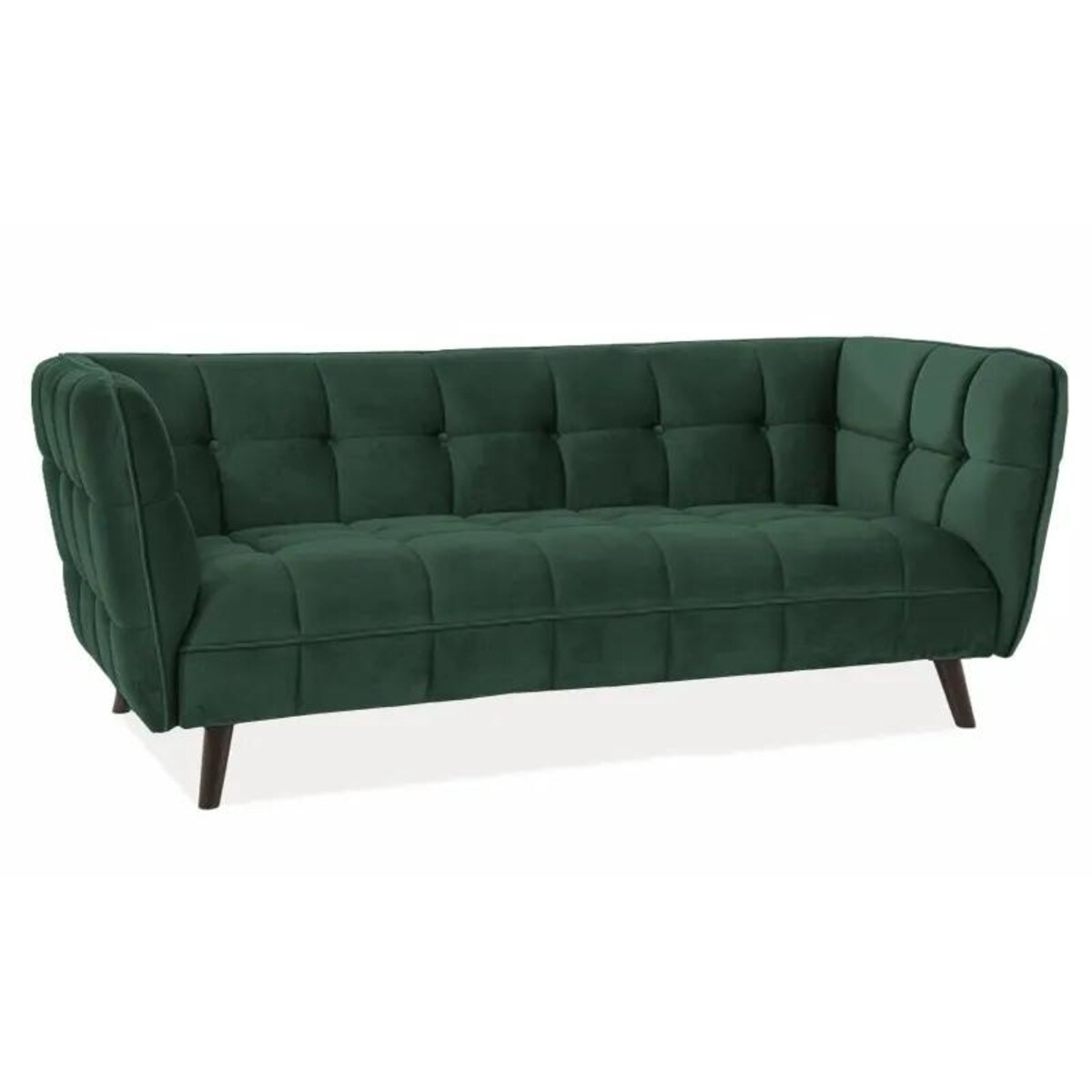 Sofa CASTELLO VELVET 3 zielona
