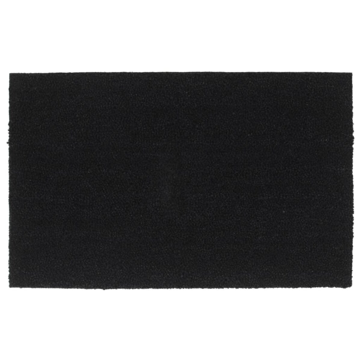 vidaXL Wycieraczka, czarna, 50x80 cm, włókno kokosowe, tuftowana