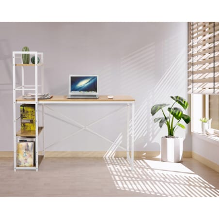 BIURKO ELEGANCKIE rogowe do gabinetu biura NOWOCZESNE DUŻE komputerowe