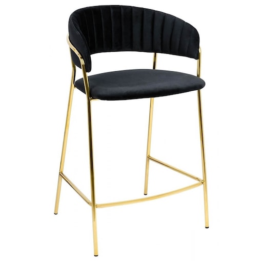 Krzesło jadalniane Margo KH1201100129.74 King Home welurowe czarne