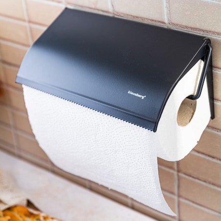 Uchwyt na ręcznik papierowy KLAUSBERG czarny matowy