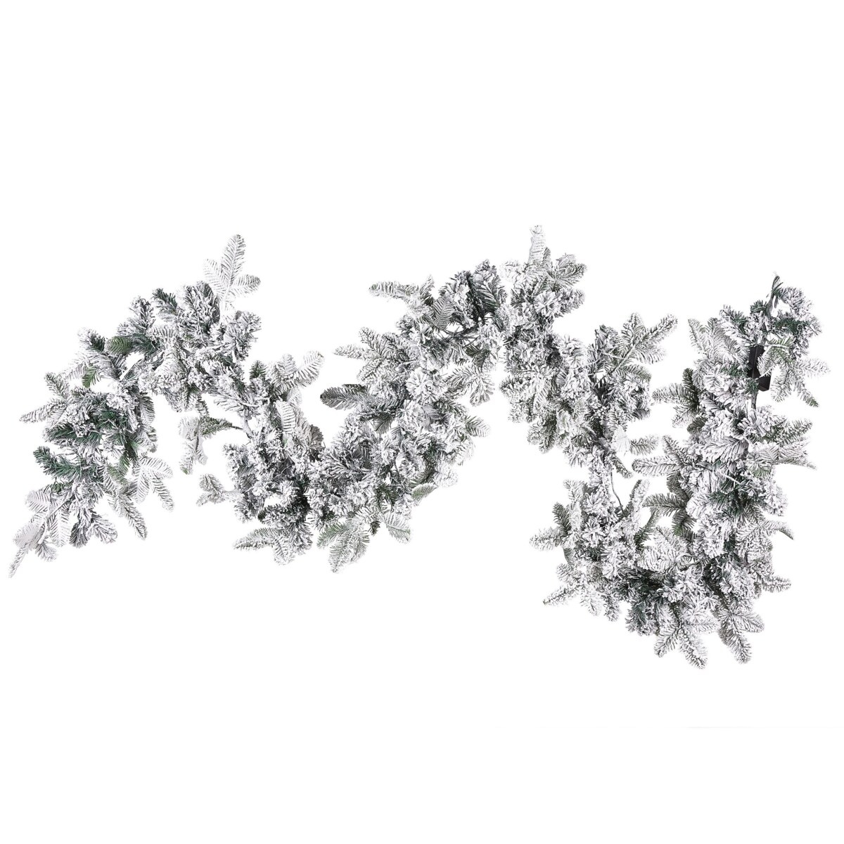 Ośnieżona świąteczna girlanda LED 180 cm biała SUNDO