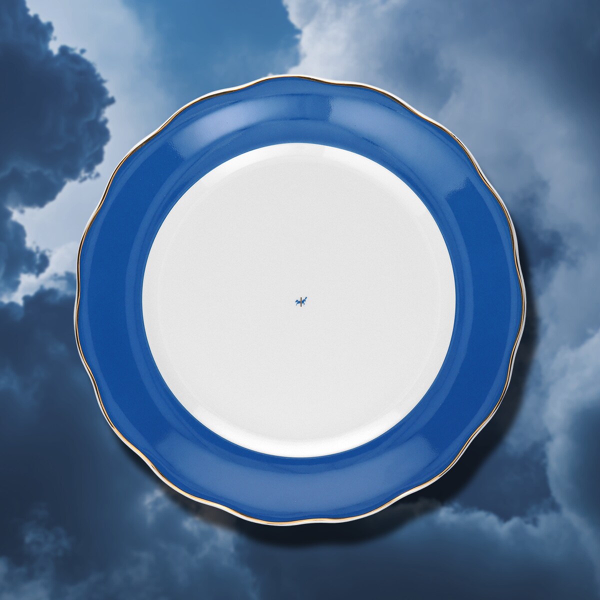 Talerz płytki 26 cm Alaska Circus Blue G909