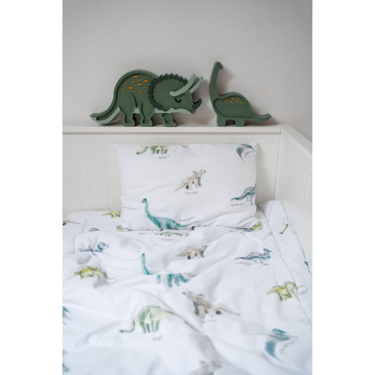 Pościel z wypełnieniem Dinozaury 100/135 + 40/60 cm