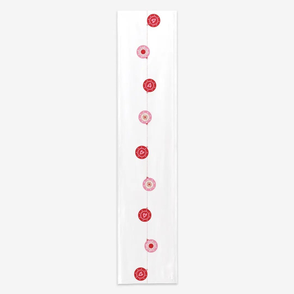 Bieżnik świąteczny - sznurek świątecznych bombek - 40x180