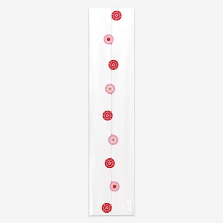 Bieżnik świąteczny - sznurek świątecznych bombek - 40x180