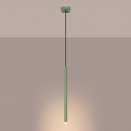 Lampa wisząca PASTELO 1 szałwiowa