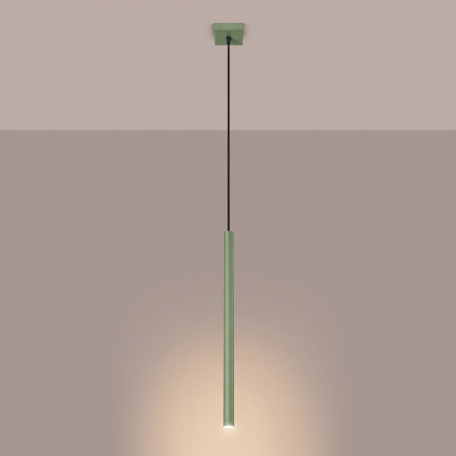 Lampa wisząca PASTELO 1 szałwiowa
