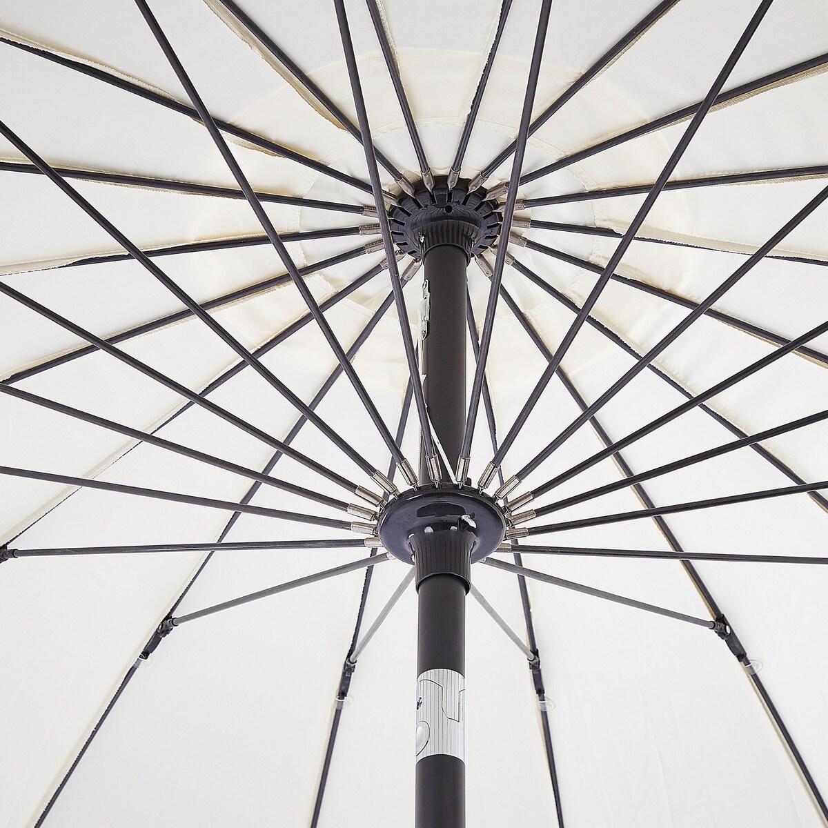 Parasol ogrodowy 255 cm BAIA Jasnobeżowy