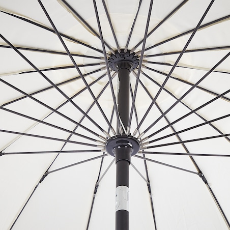 Parasol ogrodowy 255 cm BAIA Jasnobeżowy