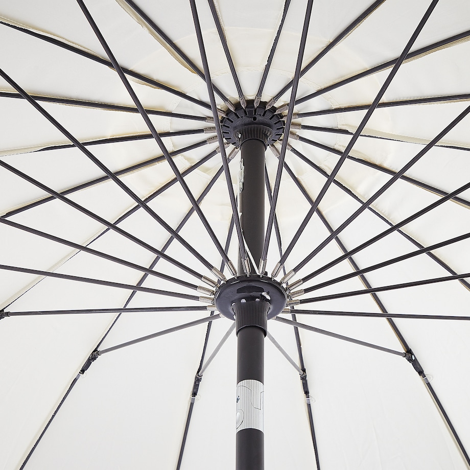 Parasol ogrodowy 255 cm BAIA Jasnobeżowy