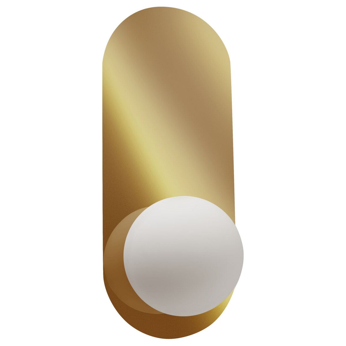 Zestaw 2 lamp ściennych LEISI Szkło Złoty