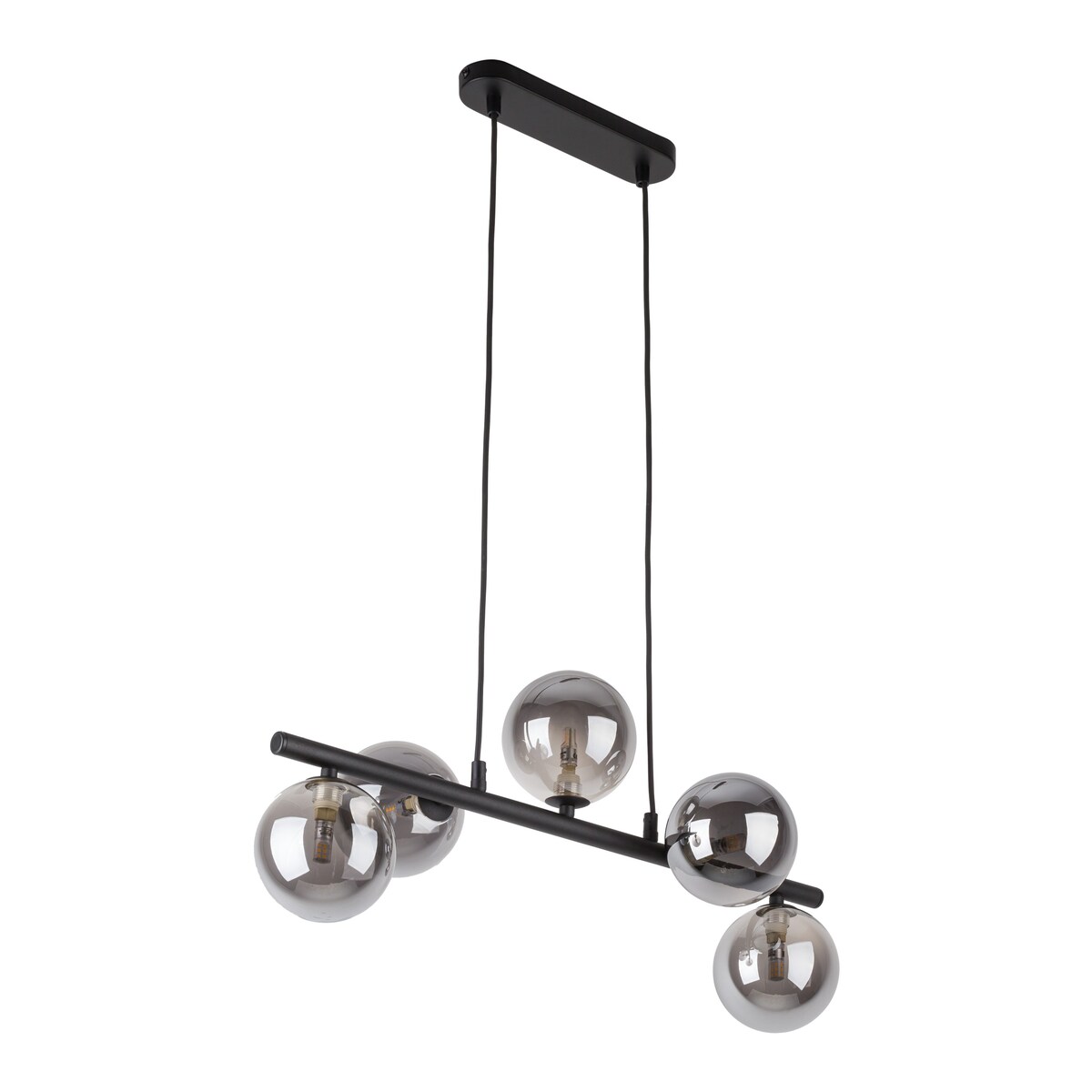 Loftowa lampa wisząca do jadalni ESTERA 6707 TK Lighting kule czarne