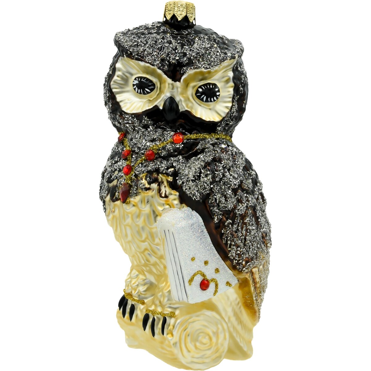 Bombka choinkowa: Sowa z klejnotami