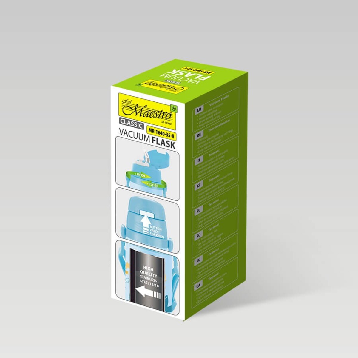 Kubek termiczny dla dzieci dziecka ze słomką 350ml wieloryb MAESTRO MR-1640-35-A