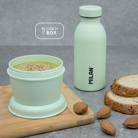 POJEMNIK NA LUNCH OKRĄGŁY 0,25 L ZIELONY