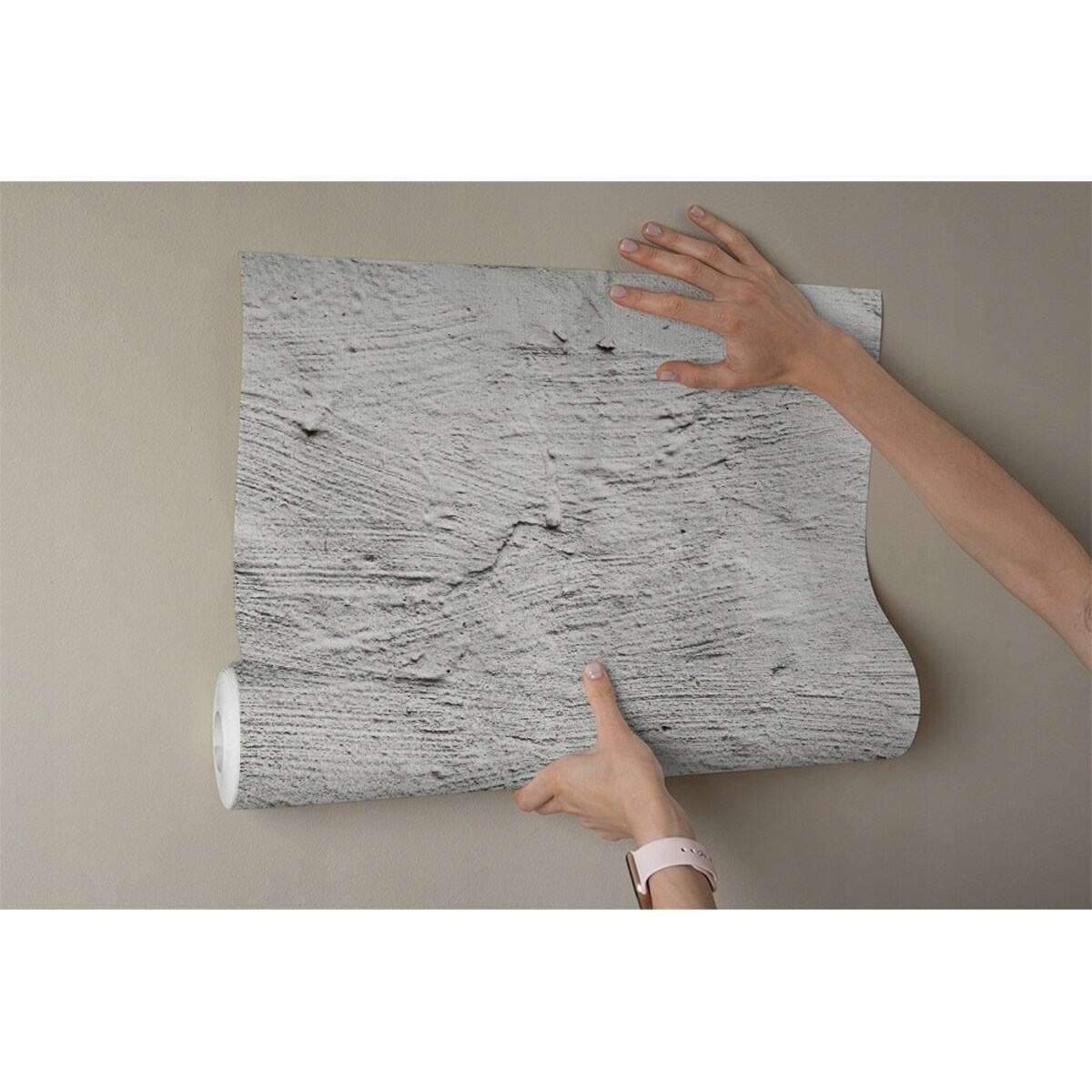 Fototapeta Pomalowana Na Bialo Tekstura Do Sypialni Salonu 250X175