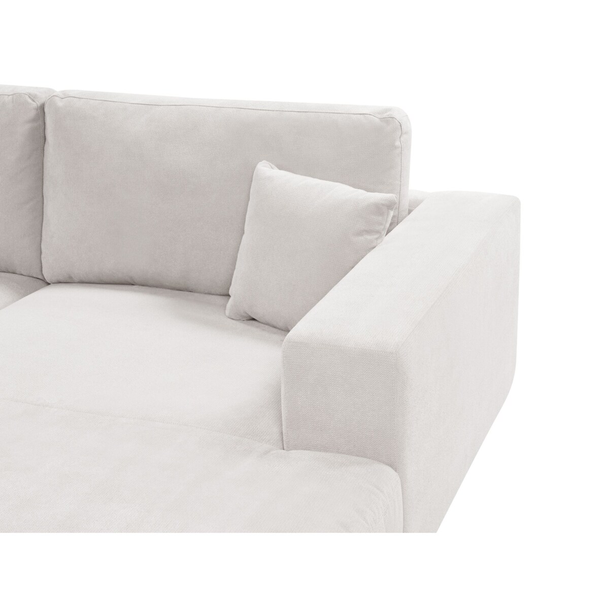 Narożnik 3-osobowy lewostronny biały LOFOTEN