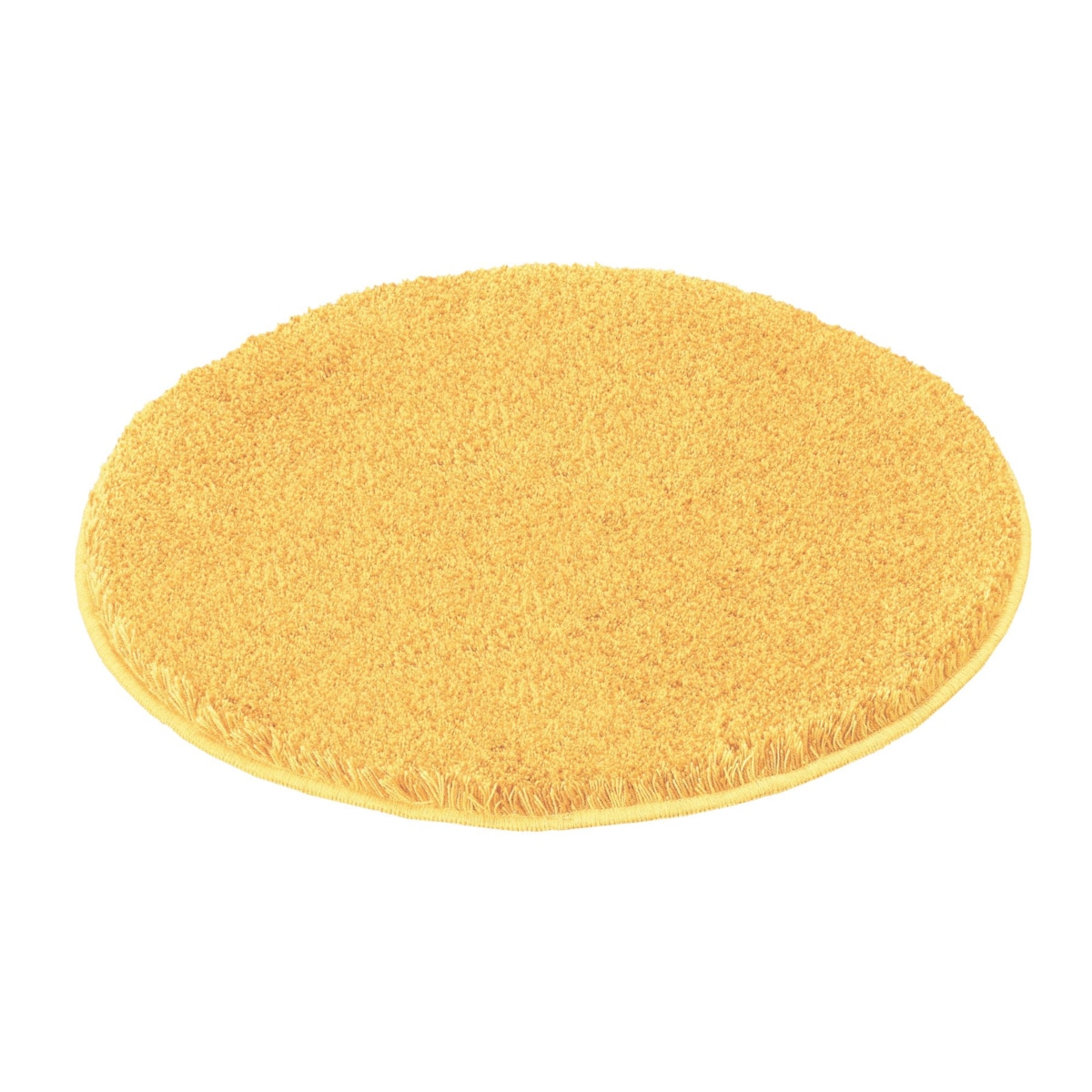 Kleine Wolke Relax Dywanik łazienkowy Mimose Żółty 100 cm rund