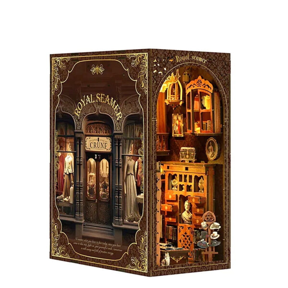 Miniaturowy domek Book Nook - Królewski krawiec