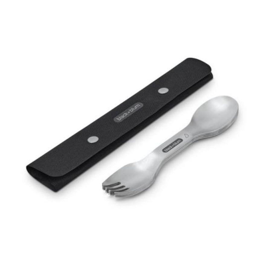 Zestaw 4 stalowych sztućców Black+Blum