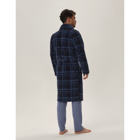 Szlafrok Hover 41938-59X Granatowy Granatowy, M