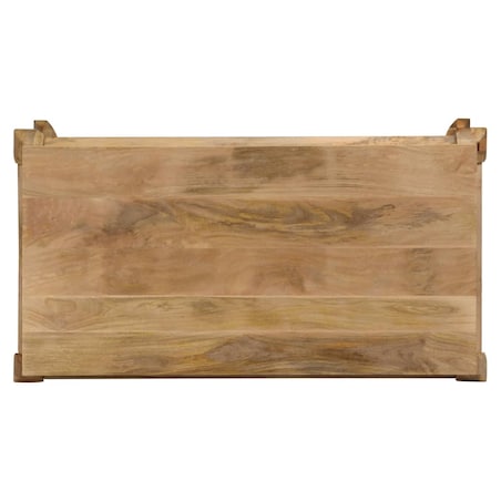 vidaXL Stół jadalniany z litego drewna mango, 118 x 60 x 76 cm