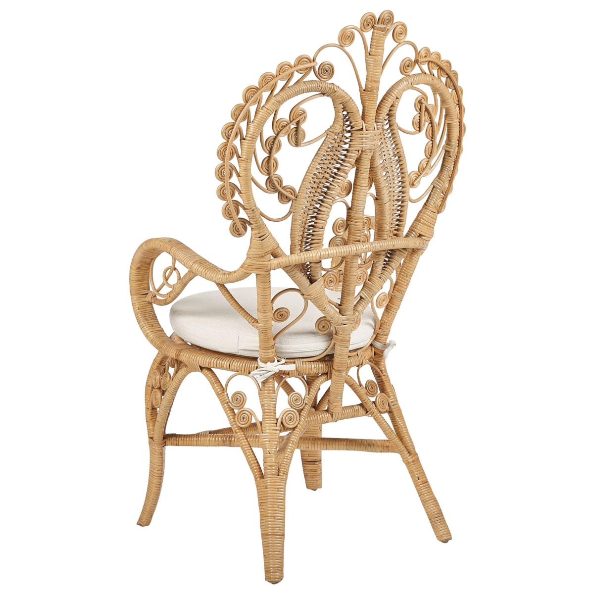 Krzesło ogrodowe Rattan Naturalny CARRARA