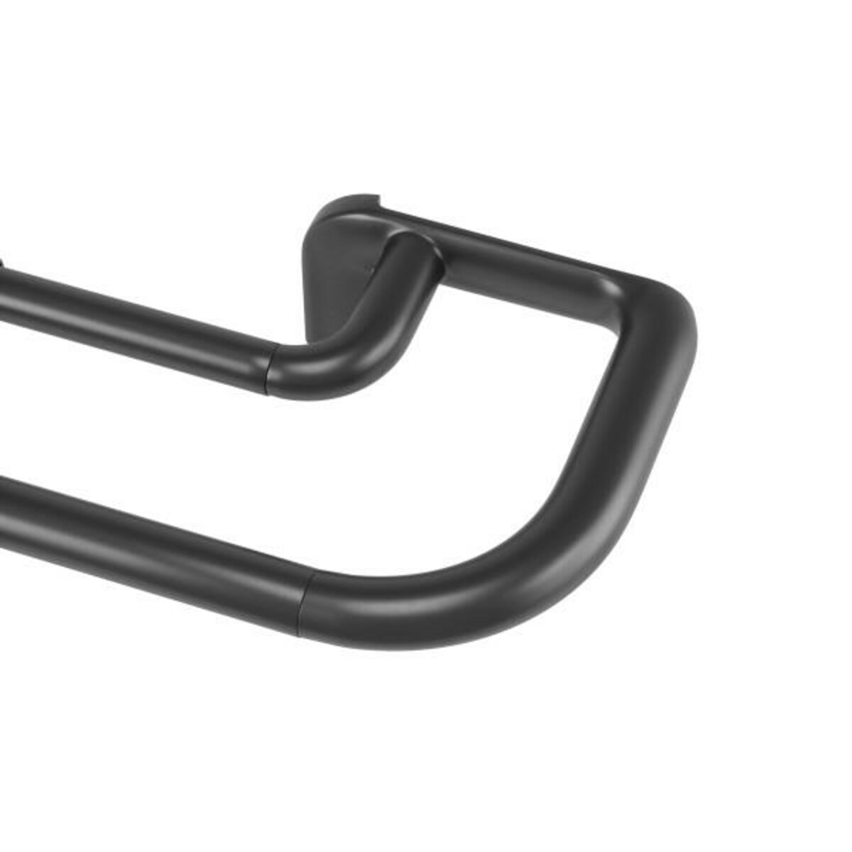 UMBRA karnisz TWILIGHT DOUBLE 76 - 213  cm czarny mat