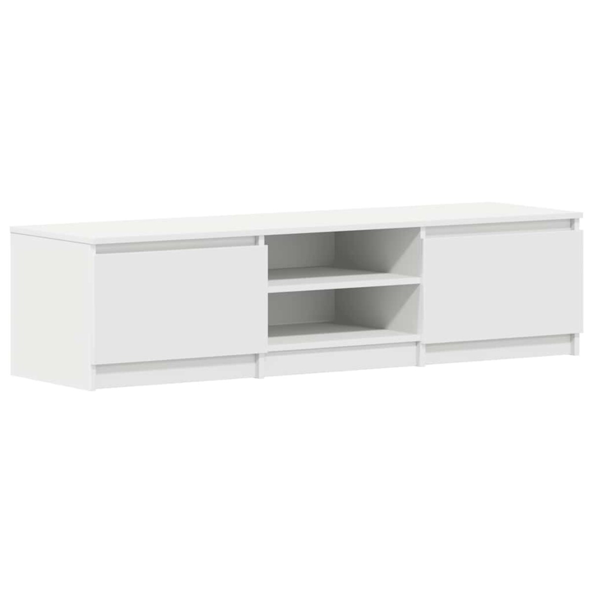 vidaXL Szafka pod TV, biała, 140x40x35,5 cm, materiał drewnopochodny