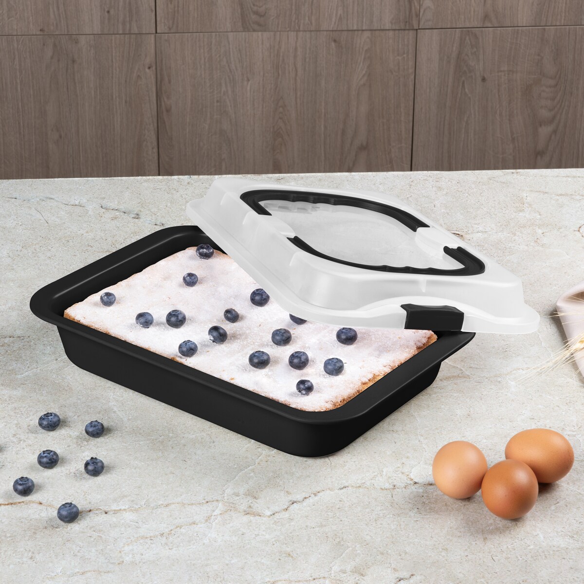 Forma do pieczenie z pokrywą BerlingerHaus BH-8641 Matte Black Collection