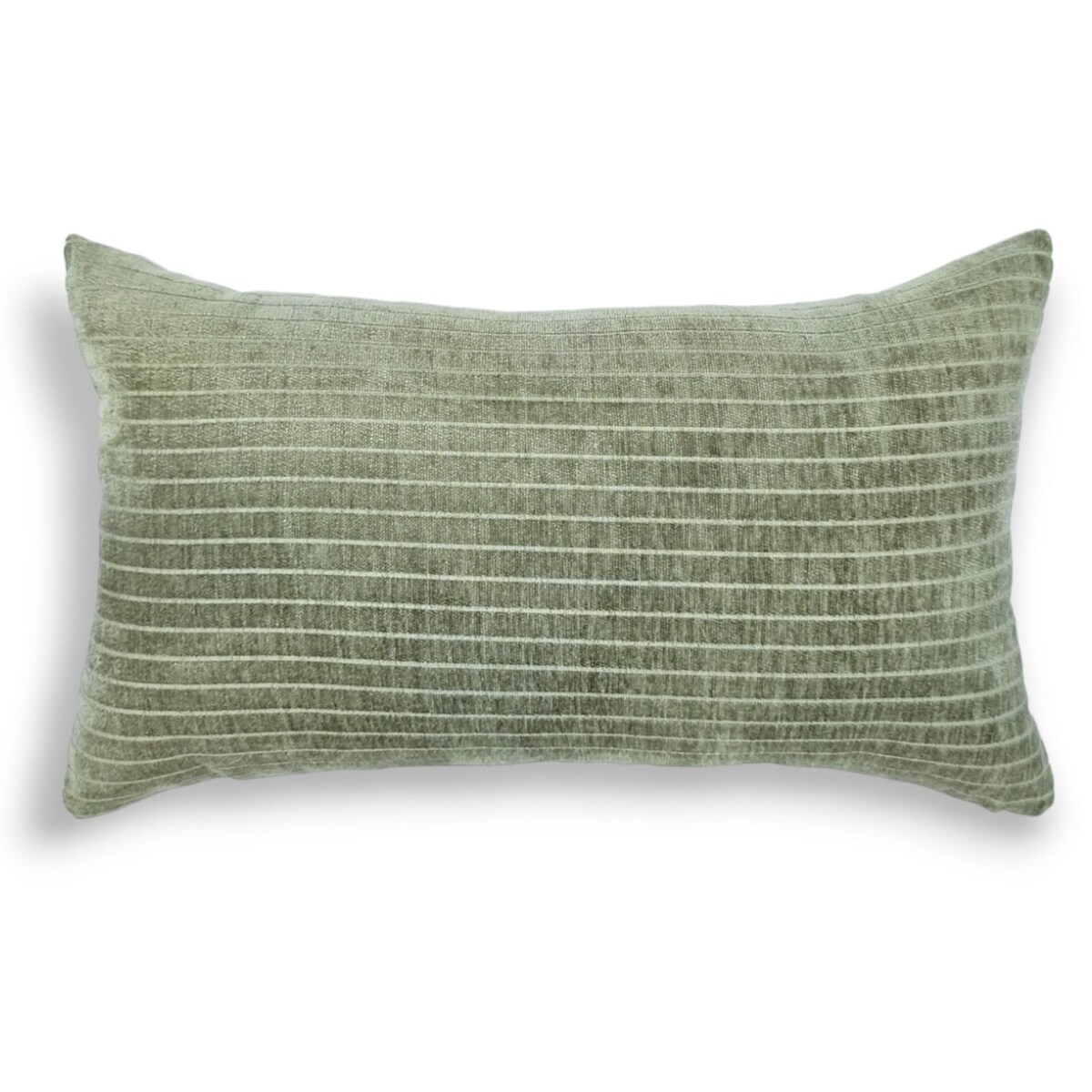 Zielona poduszka dekoracyjna w prążki 30x50 Lines