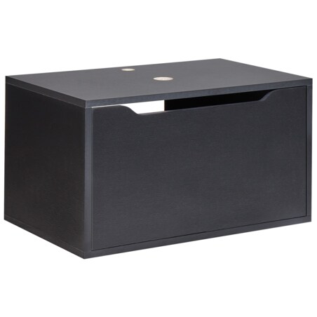 Wisząca szafka pod umywalkę PETROLINA 60 cm Czarny