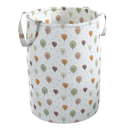 Kosz na zabawki Tobi, ecru-brązowy, 40x60cm, Magic Collection