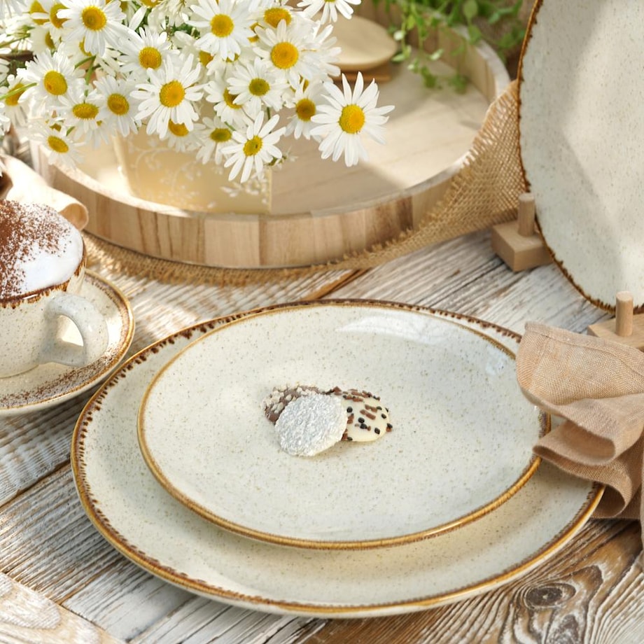 VILLA ITALIA Talerz płytki ceramiczny 27 cm RUSTICO