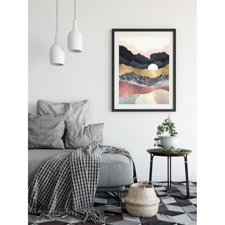 Poster Story, Plakat, Obraz - Abstrakcyjne Góry No3, wymiary 30 x 42 cm