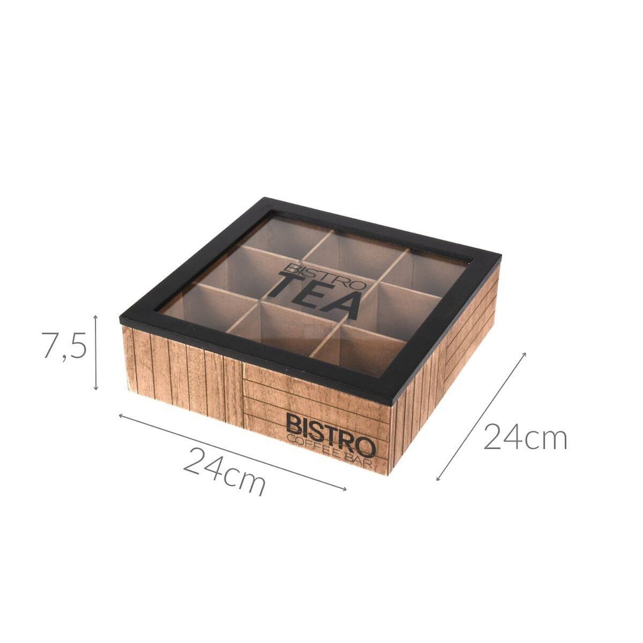 Herbaciarka Bistro, 24 x 24 x 7,5 cm