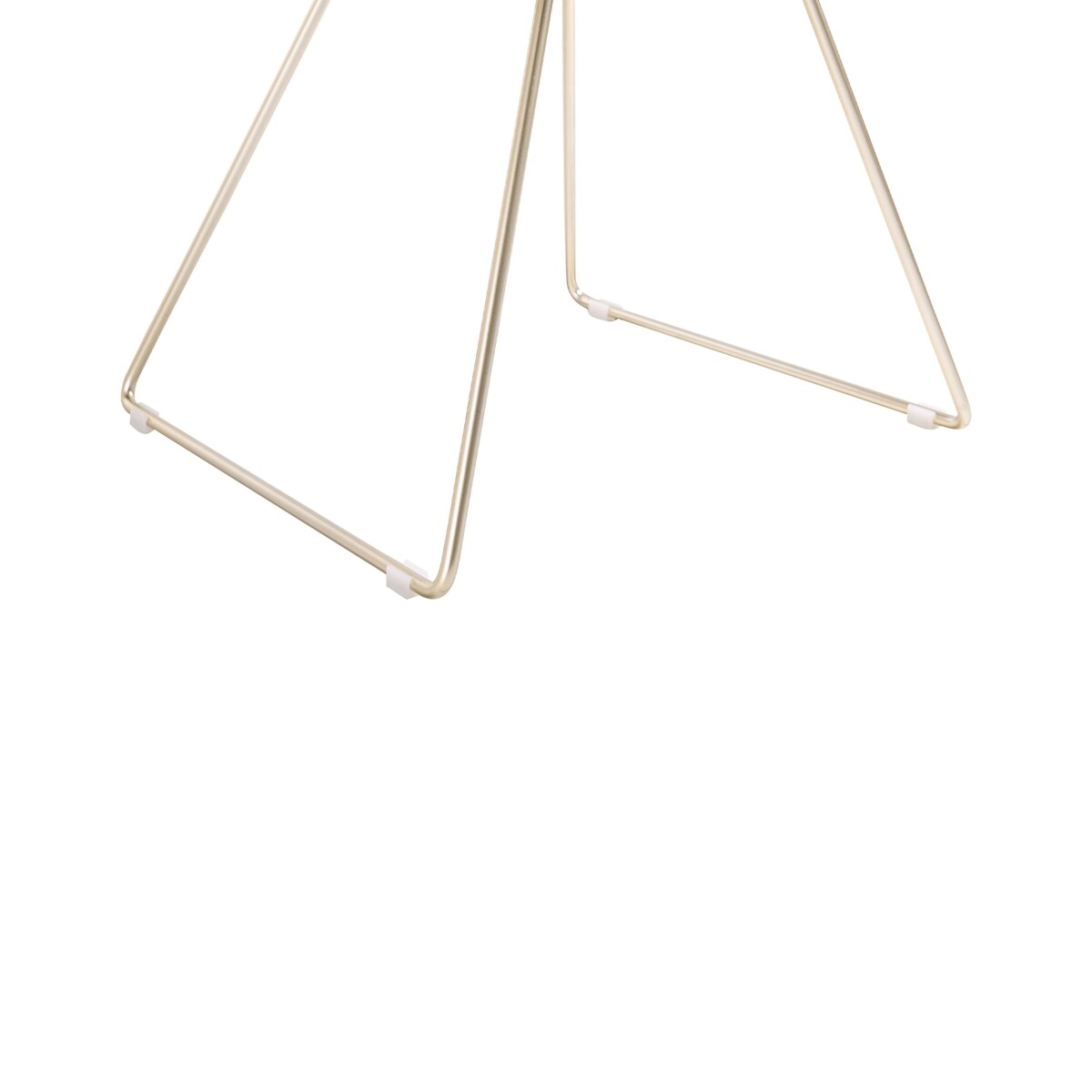 Zestaw 2 krzeseł złoty HARLAN