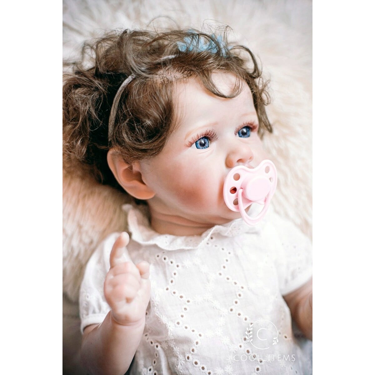 Lalka Reborn Baby Doll JAK ŻYWE dziecko bobas Wysoka jakość duża z włosami