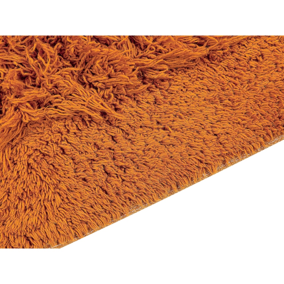 Dywan shaggy bawełniany 140 x 200 cm pomarańczowy BITLIS