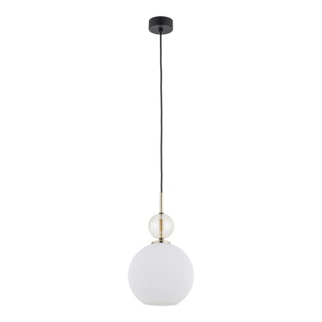 Lampa Wisząca Tk Lighting Sophia Big E27 Biały Klosz Koniakowa Kulka